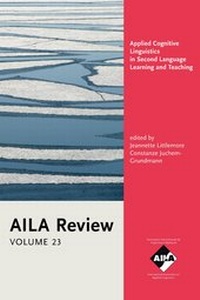 Enlarge image Cover: Applied Cognitive Linguistics in Second Language Learning and Teaching - John Benjamins Publishing Co