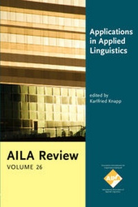 Enlarge image Cover: Applications in Applied Linguistics - John Benjamins Publishing Co