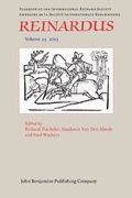 Cover: Reinardus - John Benjamins Publishing Co