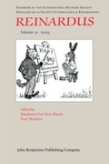 Cover: Reinardus - John Benjamins Publishing Co