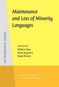 Enlarge image Cover: Maintenance and Loss of Minority Languages - John Benjamins Publishing Co