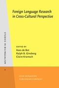 Cover: Foreign Language Research in Cross-Cultural Perspective - John Benjamins Publishing Co
