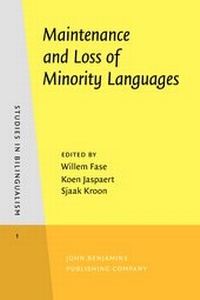 Enlarge image Cover: Maintenance and Loss of Minority Languages - John Benjamins Publishing Co