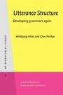 Cover: Utterance Structure - John Benjamins Publishing Co