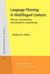 Enlarge image Cover: Language Planning in Multilingual Contexts - John Benjamins Publishing Co