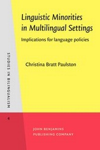 Enlarge image Cover: Linguistic Minorities in Multilingual Settings - John Benjamins Publishing Co