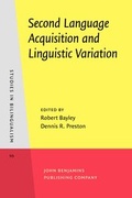 Cover: Second Language Acquisition and Linguistic Variation - John Benjamins Publishing Co