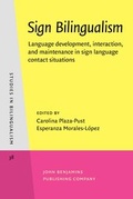 Cover: Sign Bilingualism - John Benjamins Publishing Co