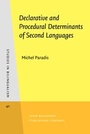 Cover: Declarative and Procedural Determinants of Second Languages - John Benjamins Publishing Co