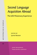 Cover: Second Language Acquisition Abroad - John Benjamins Publishing Co