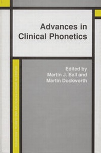 Enlarge image Cover: Advances in Clinical Phonetics - John Benjamins Publishing Co