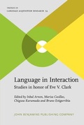 Cover: Language in Interaction - John Benjamins Publishing Co