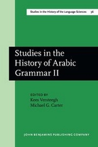 Enlarge image Cover: Studies in the History of Arabic Grammar II - John Benjamins Publishing Co