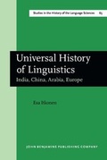 Cover: Universal History of Linguistics - John Benjamins Publishing Co