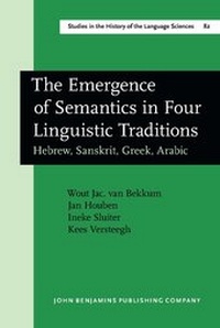Enlarge image Cover: The Emergence of Semantics in Four Linguistic Traditions - John Benjamins Publishing Co