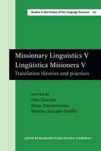 Abbildung von: Missionary Linguistics V / Lingueistica Misionera V - John Benjamins Publishing Co