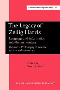 Enlarge image Cover: The Legacy of Zellig Harris - John Benjamins Publishing Co