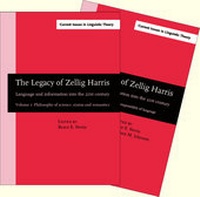 Enlarge image Cover: The Legacy of Zellig Harris - John Benjamins Publishing Co
