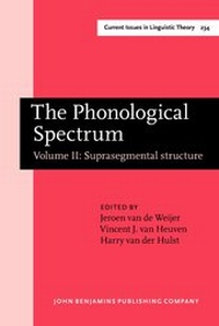 Enlarge image Cover: The Phonological Spectrum - John Benjamins Publishing Co