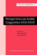 Cover: Perspectives on Arabic Linguistics - John Benjamins Publishing Co