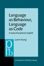 Cover: Language as Behaviour, Language as Code - John Benjamins Publishing Co