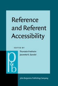 Enlarge image Cover: Reference and Referent Accessibility - John Benjamins Publishing Co