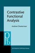 Cover: Contrastive Functional Analysis - John Benjamins Publishing Co