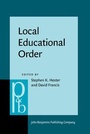 Cover: Local Educational Order - John Benjamins Publishing Co