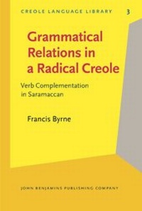 Enlarge image Cover: Grammatical Relations in a Radical Creole - John Benjamins Publishing Co