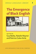 Cover: The Emergence of Black English - John Benjamins Publishing Co