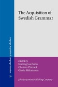 Cover: The Acquisition of Swedish Grammar - John Benjamins Publishing Co