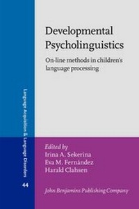 Enlarge image Cover: Developmental Psycholinguistics - John Benjamins Publishing Co
