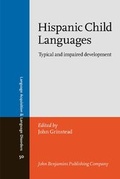 Cover: Hispanic Child Languages - John Benjamins Publishing Co