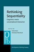 Cover: Rethinking Sequentiality - John Benjamins Publishing Co