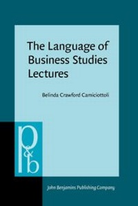 Enlarge image Cover: The Language of Business Studies Lectures - John Benjamins Publishing Co