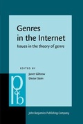 Cover: Genres in the Internet - John Benjamins Publishing Co