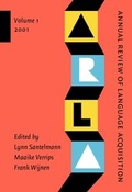 Cover: Annual Review of Language Acquisition - John Benjamins Publishing Co