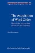 Cover: The Acquisition of Word Order - John Benjamins Publishing Co
