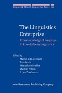 Enlarge image Cover: The Linguistics Enterprise - John Benjamins Publishing Co