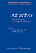 Cover: Adjectives - John Benjamins Publishing Co