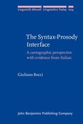 Cover: The Syntax-Prosody Interface - John Benjamins Publishing Co
