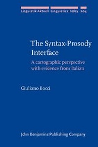 Enlarge image Cover: The Syntax-Prosody Interface - John Benjamins Publishing Co