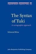 Cover: The Syntax of Tuki - John Benjamins Publishing Company