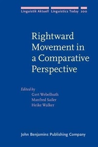 Abbildung von: Rightward Movement in a Comparative Perspective - John Benjamins Publishing Company