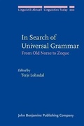 Cover: In Search of Universal Grammar - John Benjamins Publishing Company