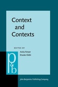Cover: Context and Contexts - John Benjamins Publishing Co