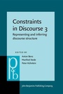 Cover: Constraints in Discourse 3 - John Benjamins Publishing Company