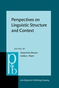 Cover: Perspectives on Linguistic Structure and Context - John Benjamins Publishing Co
