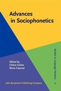 Cover: Advances in Sociophonetics - John Benjamins Publishing Company