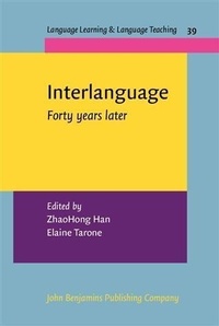 Enlarge image Cover: Interlanguage - John Benjamins Publishing Company